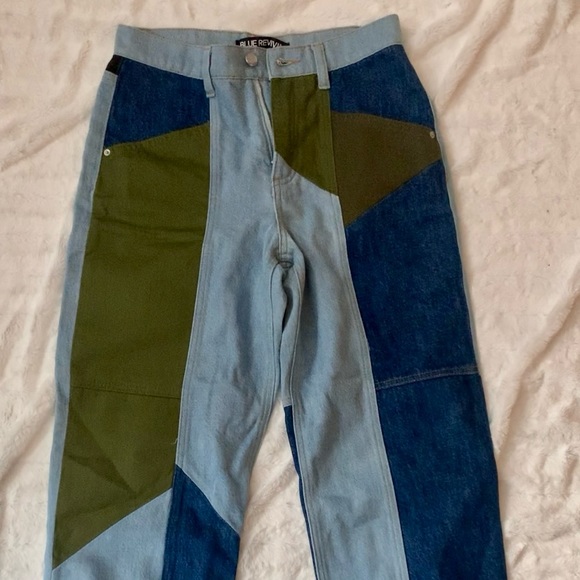Colorblock jeans size 27 - Picture 4 of 7